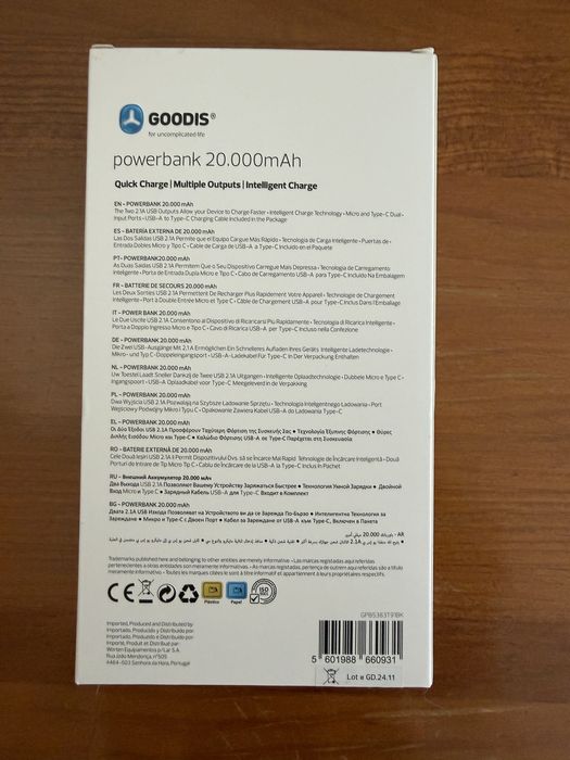 Powerbank GOODIS 20000mAh