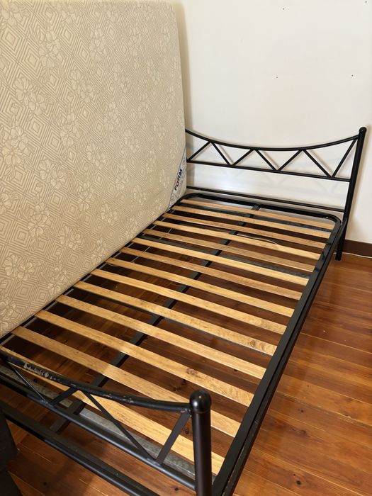 Cama Ferro + Colchão Latex