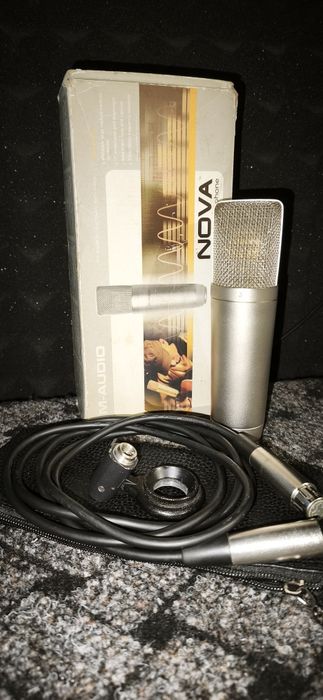 Професійний, студійний, конденсаторний мікрофон M-Audio Nova