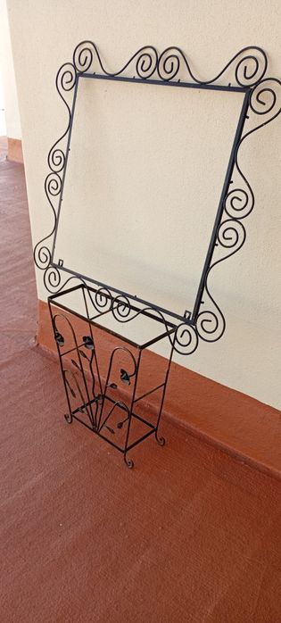 Decoração metal preto