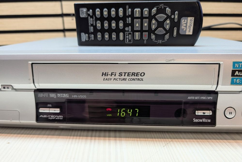 JVC HR-V505 #Magnetowid VHS #6HD #Hi-Fi Stereo #DAT #Pilot