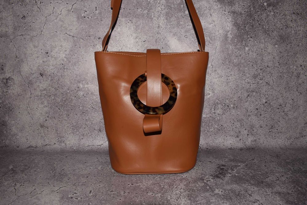 Nico Giani Bucket Bag (Жіноча Преміальна Шкіряна Сумка Відро Italy )