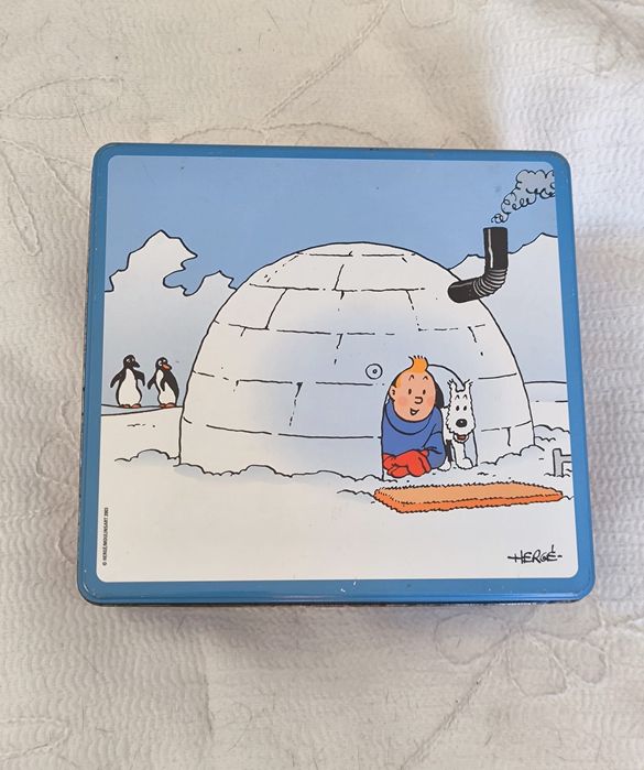 Caixa coleção Tintim