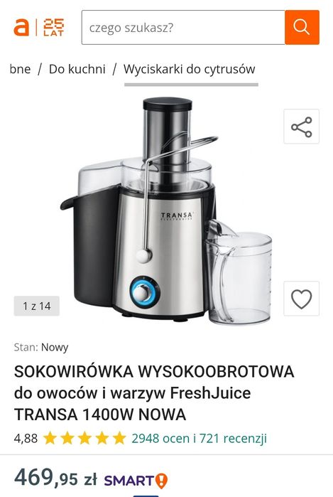 Sokowirówka jak nowa