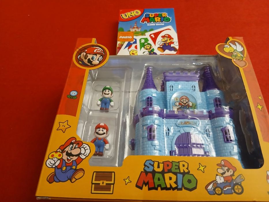 Conjunto Super Mario – Castelo + Jogo UNO (Novos)