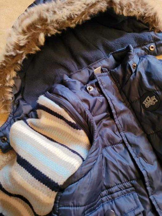 Kurtka pikowana, bezrękawnik r.86 coolclub