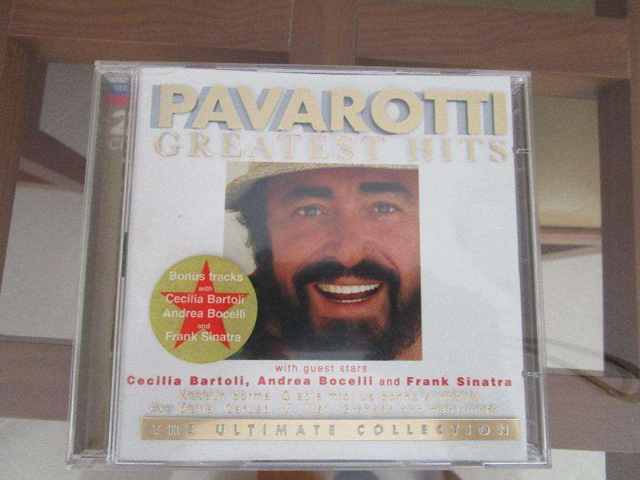 CD’s duplos: Pavarotti, Pink Floy