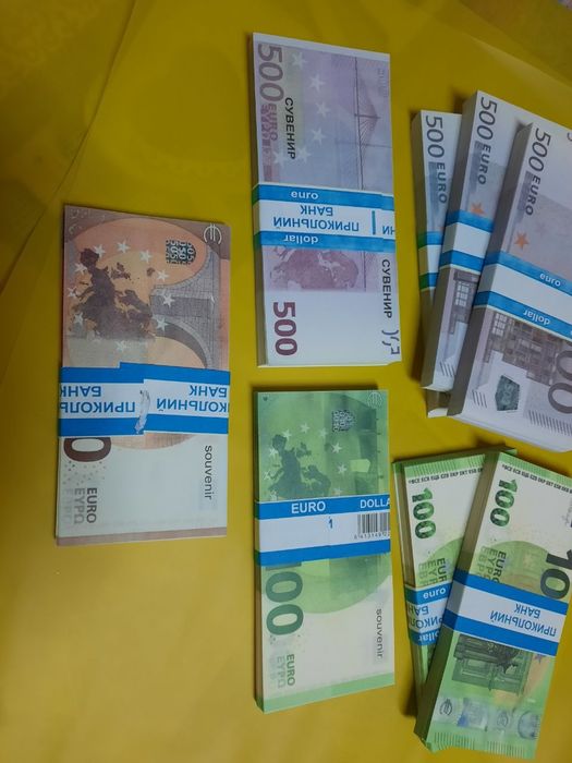 Сувенирные деньги 500евро 200евро 100евро 50 евро  сувенірні гроші