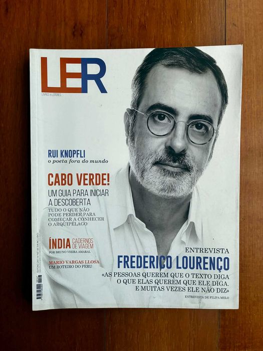 Revista LER: Frederico Lourenço