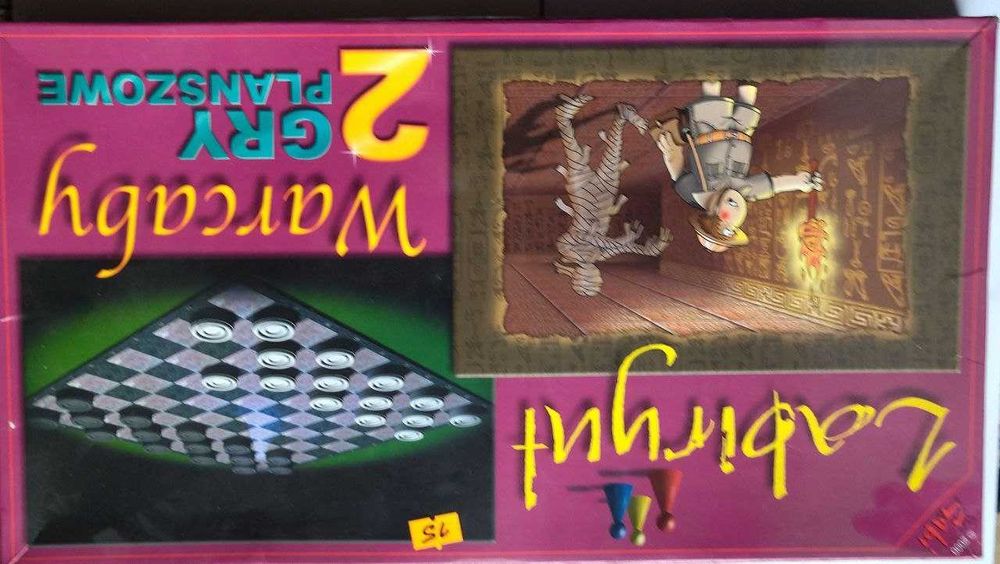 Labirynt Warcaby Gra planszowa