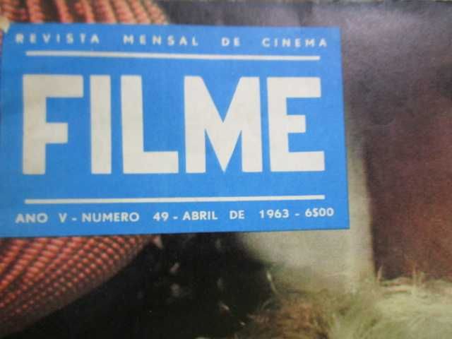 Revista antiga Filme ano 1963 dedicada ao cinema português