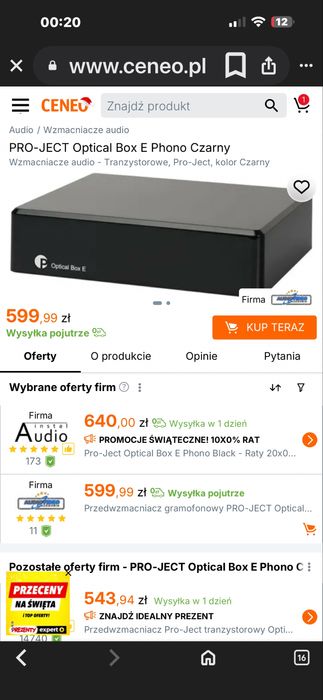 Pro-Ject Phono Box e przedwzmacniacz gramofonowy