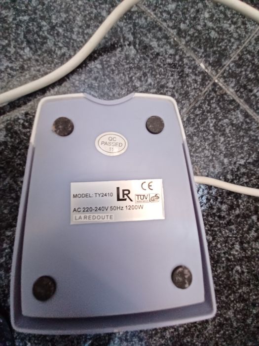 Ferro engomar com defeito