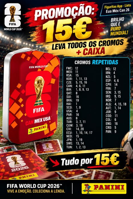 Cromos Mundial 2026 (Venda)