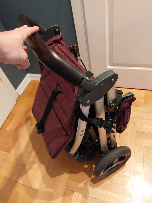 Oyster Zero wózek spacerowy piękny Burgund