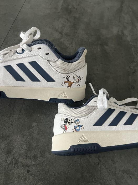 Дитячі білі шкіряні кросівки Adidas Disney Tensaur Mickey Mouse 32FR