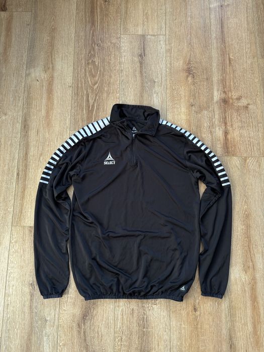 Czarna bluza sportowa termoaktywna treningowa męska S Select zip