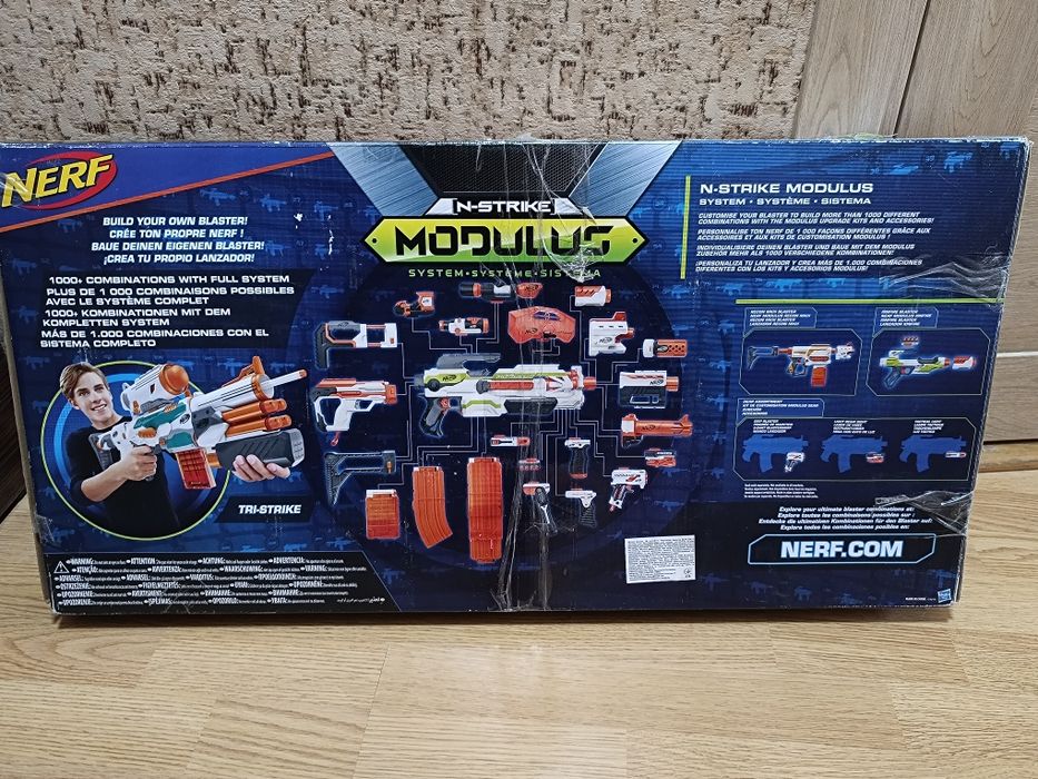 Бластер НЕЕРФ Модулус "Три-птрак" Nerf Modulus Tri-Strike Blaster HASB
