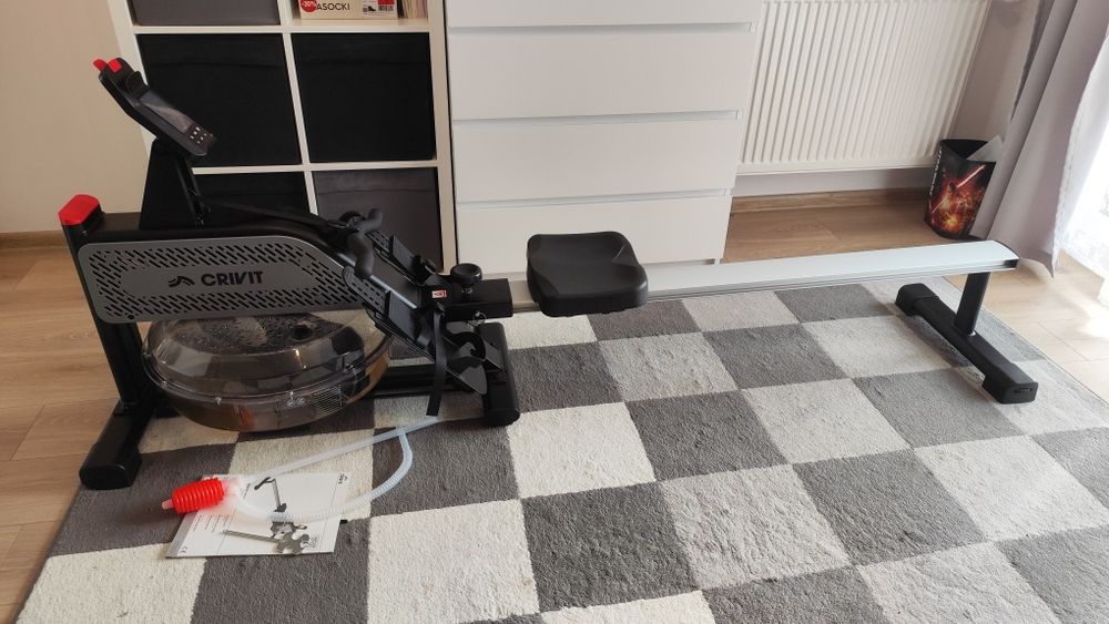 Trenażer wodny wioślarz CRIVIT stan idealny