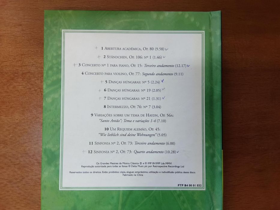 Brahms: Uma Tradição Inovadora - Os Grandes Mestres da Música Clássica (CD + Livro)