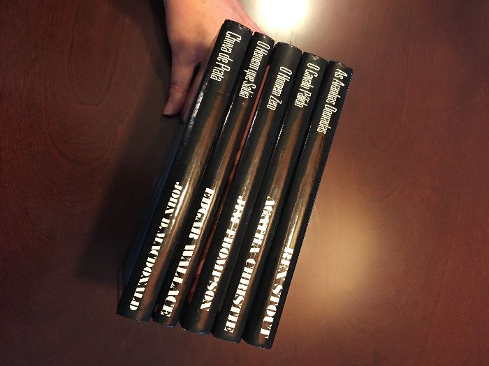 Conjunto de 5 Livros, de vários autores (Temática Policial)