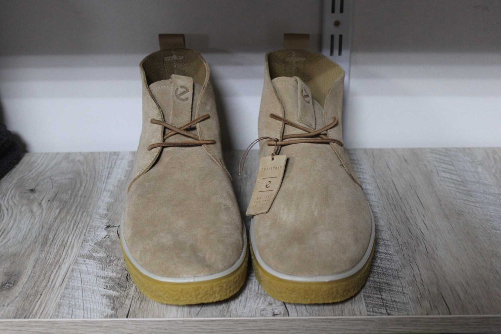 Замшеві черевики Ecco Crepetray, 46 розмір