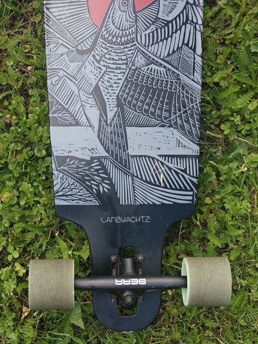 Landyachtz Drop Cat 38 Black Seeker - longboard