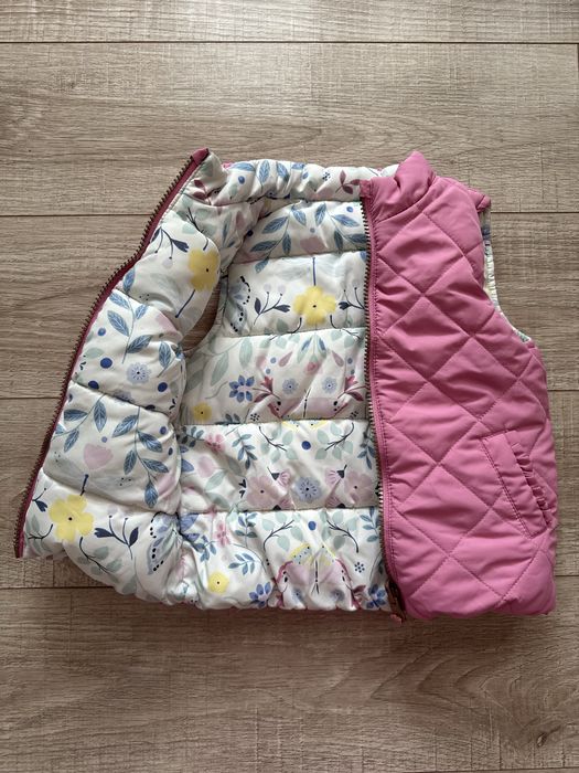 Жилетка двостороння для дівчинки