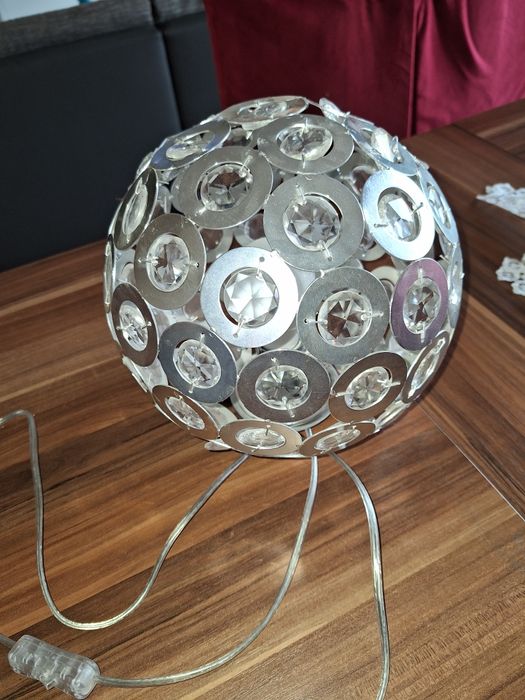 Lampa stojąca. Krysztaly