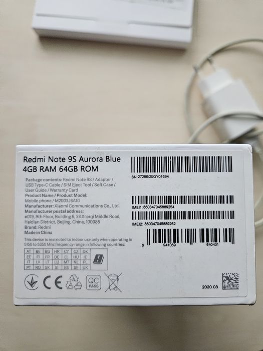 Redmi note 9s 4/64 бу