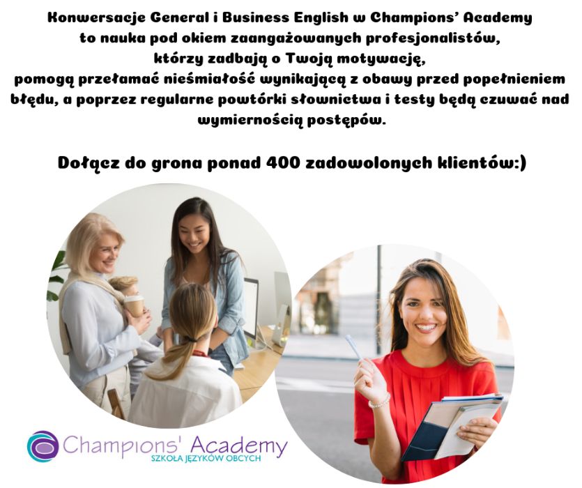 ANGIELSKI ONLINE lub STACJONARNIE Business English konwersacje Faktury