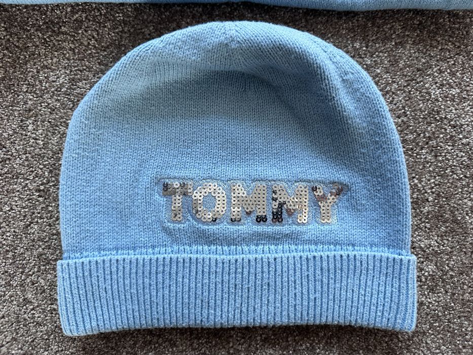 Komplet czapka szalik tommy hilfiger