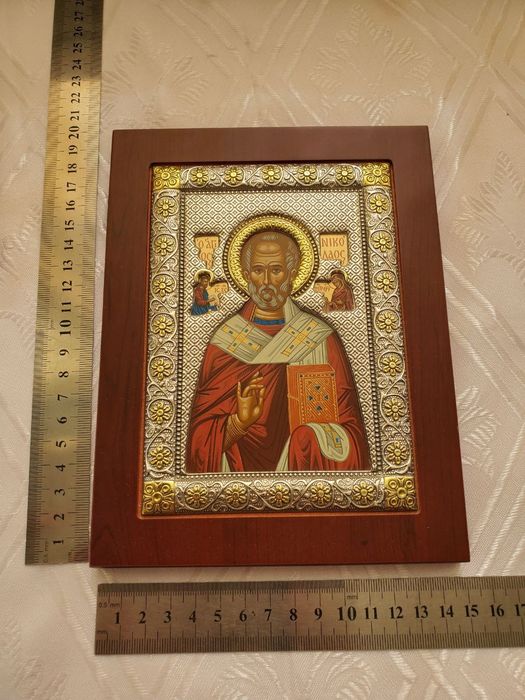 Икона греческая серебро