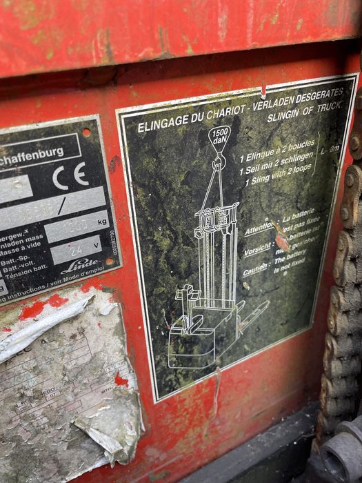 Podnośnik elektryczny wózek paleciak Linde