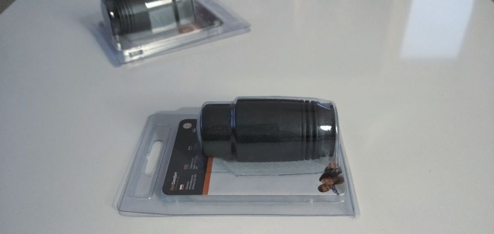 Nowy termostat antracytowy 2 sztuki szary głowica termostatyczna 409