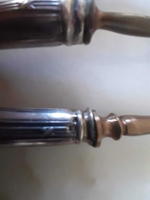 Conjunto 4 talheres prata, anos 1930/40, excelente estado