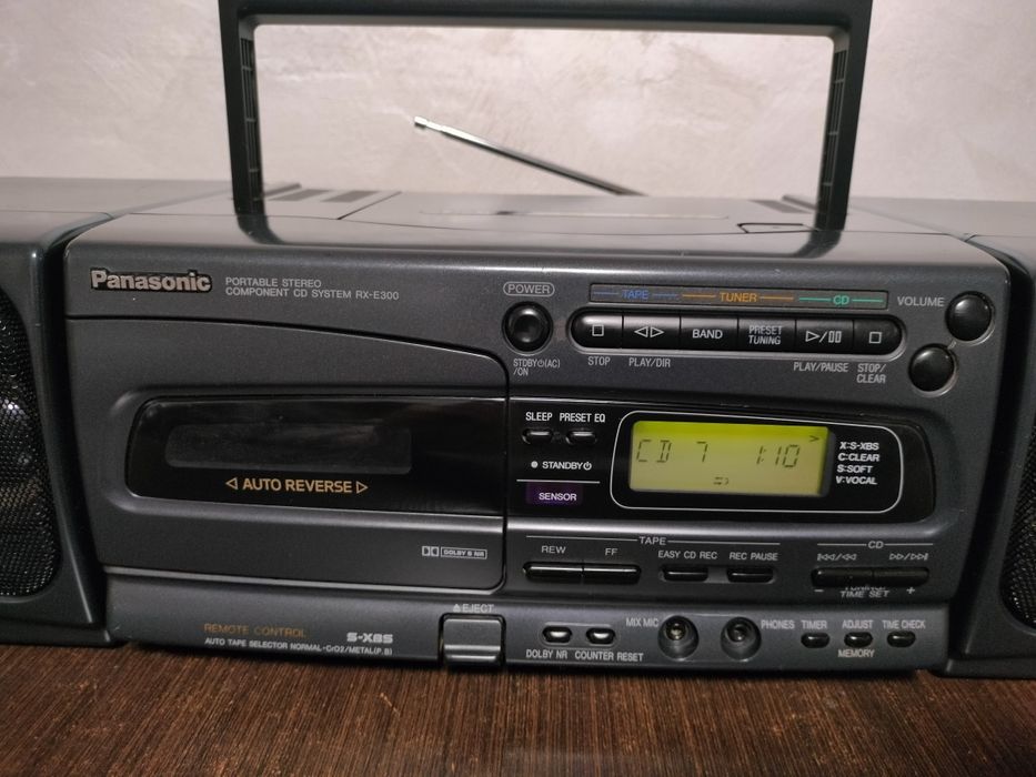 Super Panasonic Rx-e300, radiomagnetofon, boombox, p. sprawny .