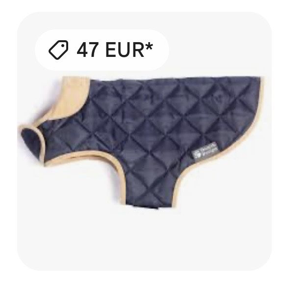 Водонепроникна стьобана куртка для собак Danish Design