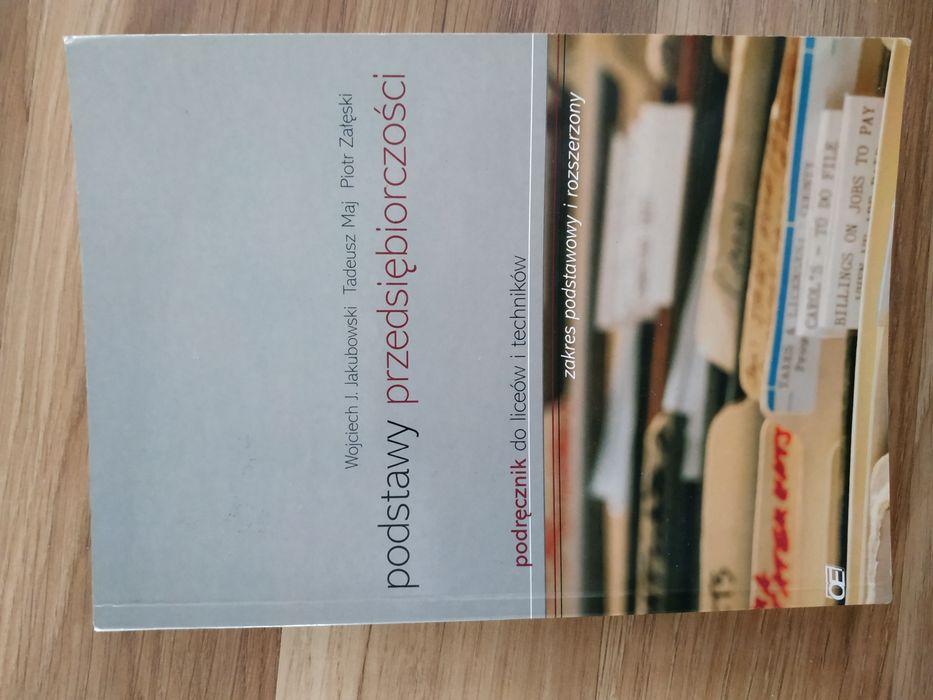 Podstawy przedsiębiorczości, podręcznik do liceów i techników