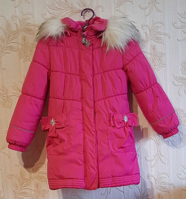 Пальто парка куртка  Lenne Размер на рост 122 см.