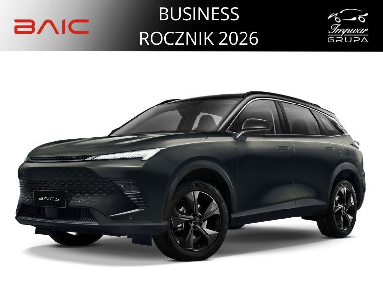 BAIC 5 Automat / El. Klapa / Kamera Cofania / Szyberdach / Skóra / Full Led