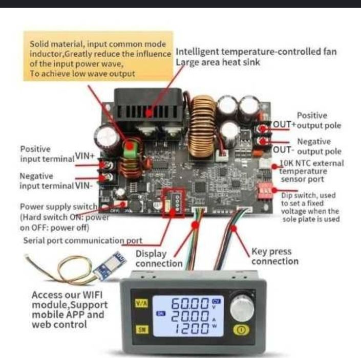 Xy6020 przetwornica regulowana