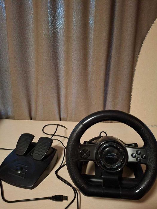 Ігрове кермо Speedlink Black Bolt Racing Wheel для ПК