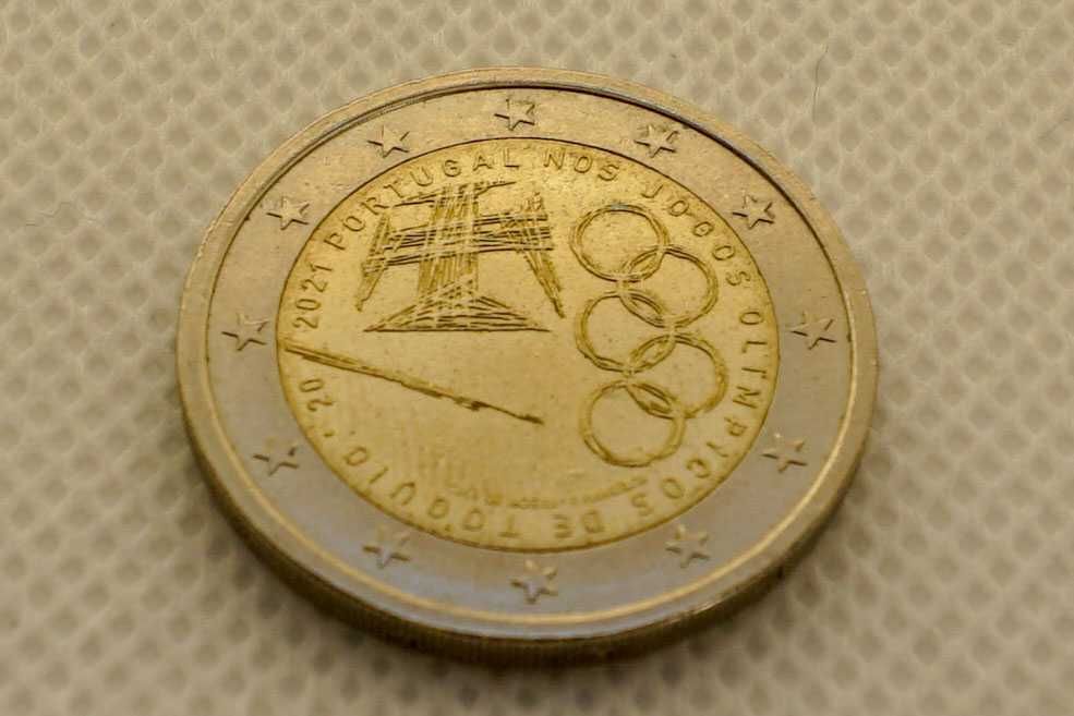 9 Moedas de 2 Euros Comemorativas de Portugal