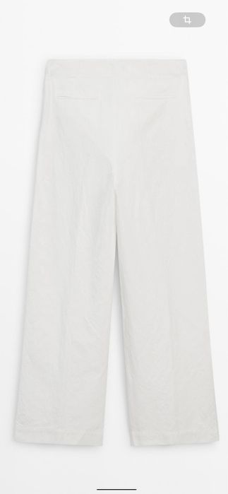 Бесподобные брюки из льна и хлопка Massimo dutti 36