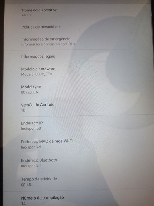 Tablet Alcatel 32Gb
