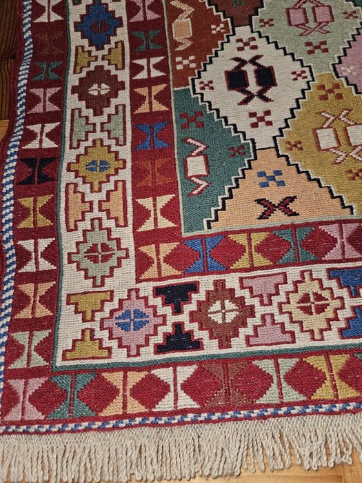 Kilim Persa de Tabriz Original - 150x100cm (Novo)