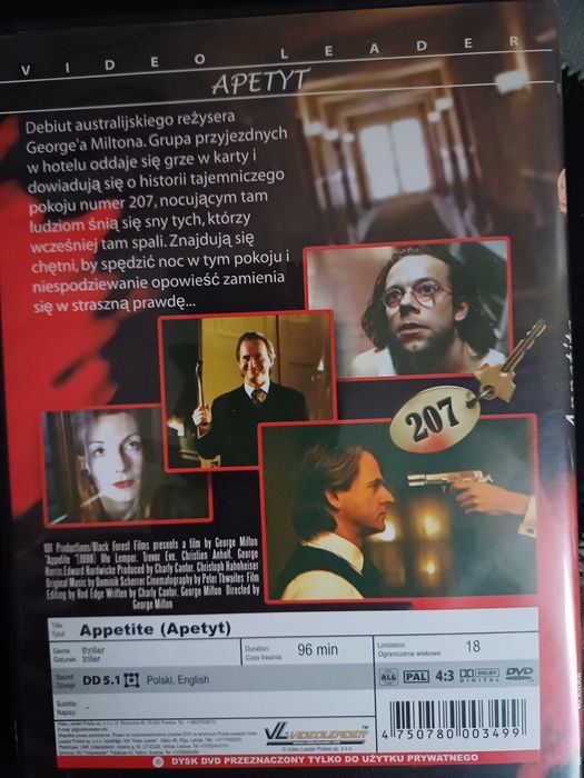 Appetite - dvd film