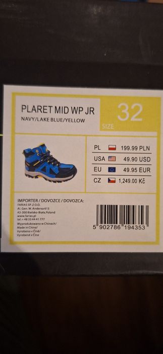 Buty śniegowce chłopięce r. 32 firmy Elbrus