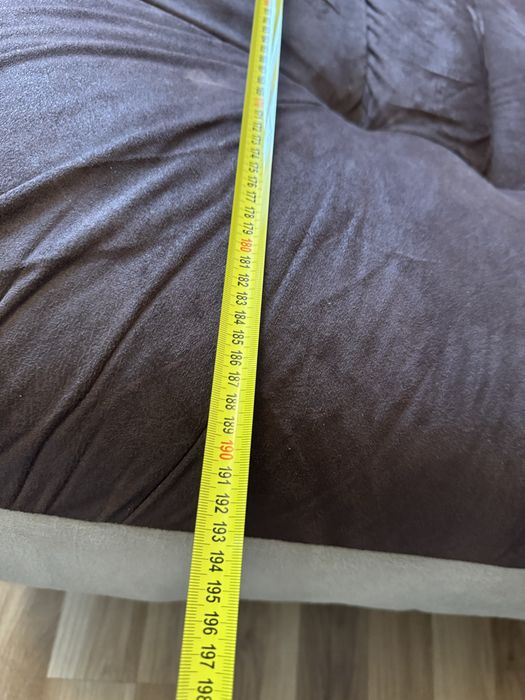 Wersalka rozkladana - beżowo czekoladowa